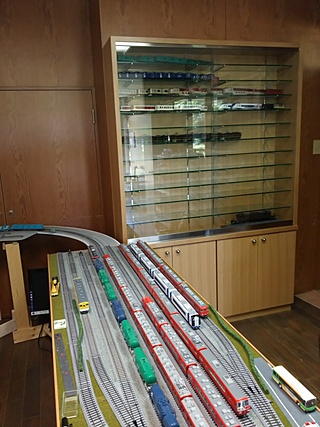 鉄道模型ＨＯゲージ展示棚